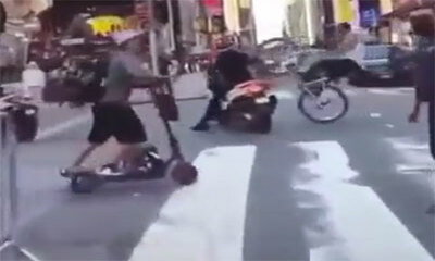 Avec Son Bmx Il Percute Un Policier New York Koideneuf