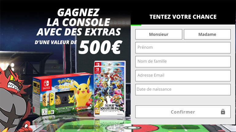 Gagner un pack Nintendo Switch