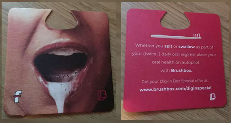 Avale ou crache BrushBox