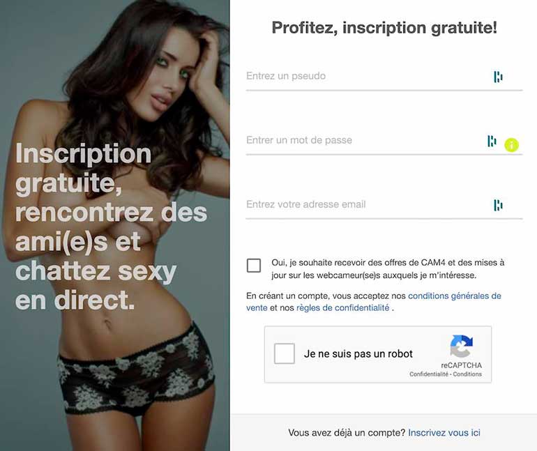 CAM4 Guide rapide et gratuit