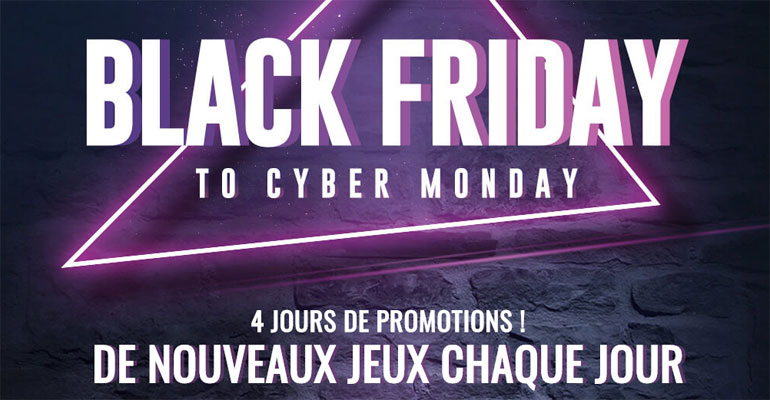 Black Friday Les meilleurs jeux video a prix casses avec Instant Gaming